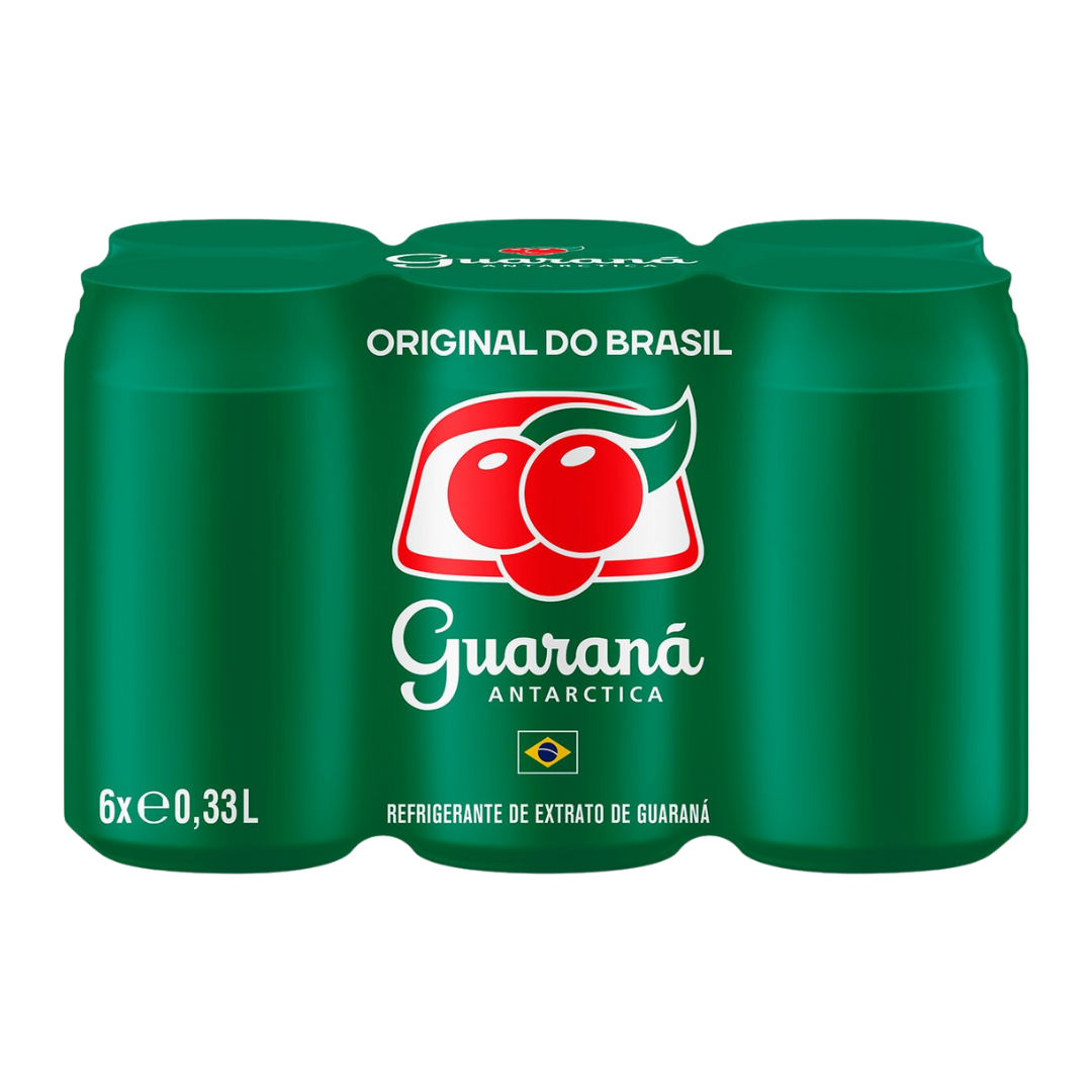 Brazilian Guaraná Soda (Guaraná Antarctica) - 6x330ml
