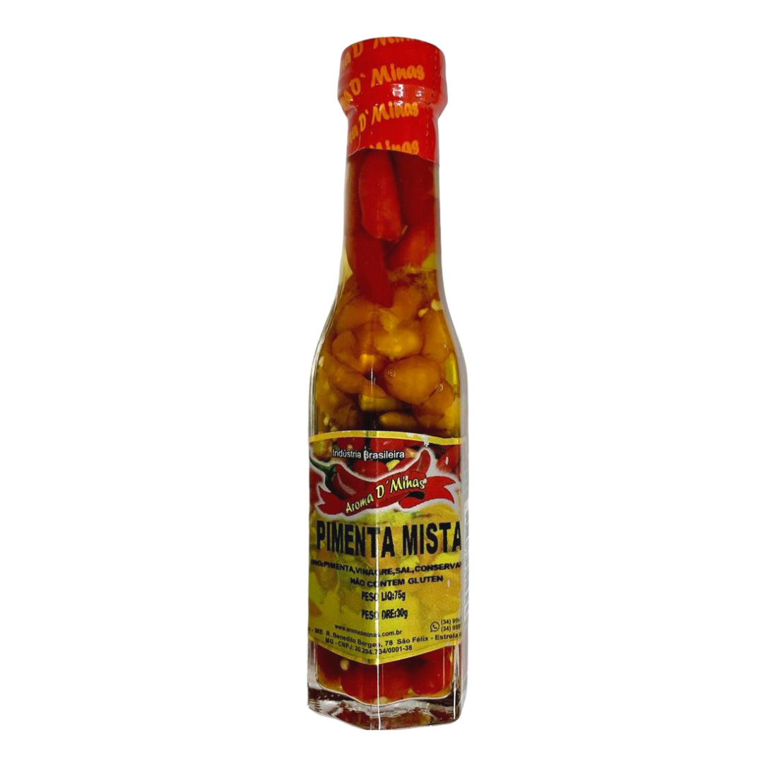 Mélange de piments rouge et vert (Malegueta) (Pimenta Malagueta mélangée) - AROMA DE MINAS - 30g