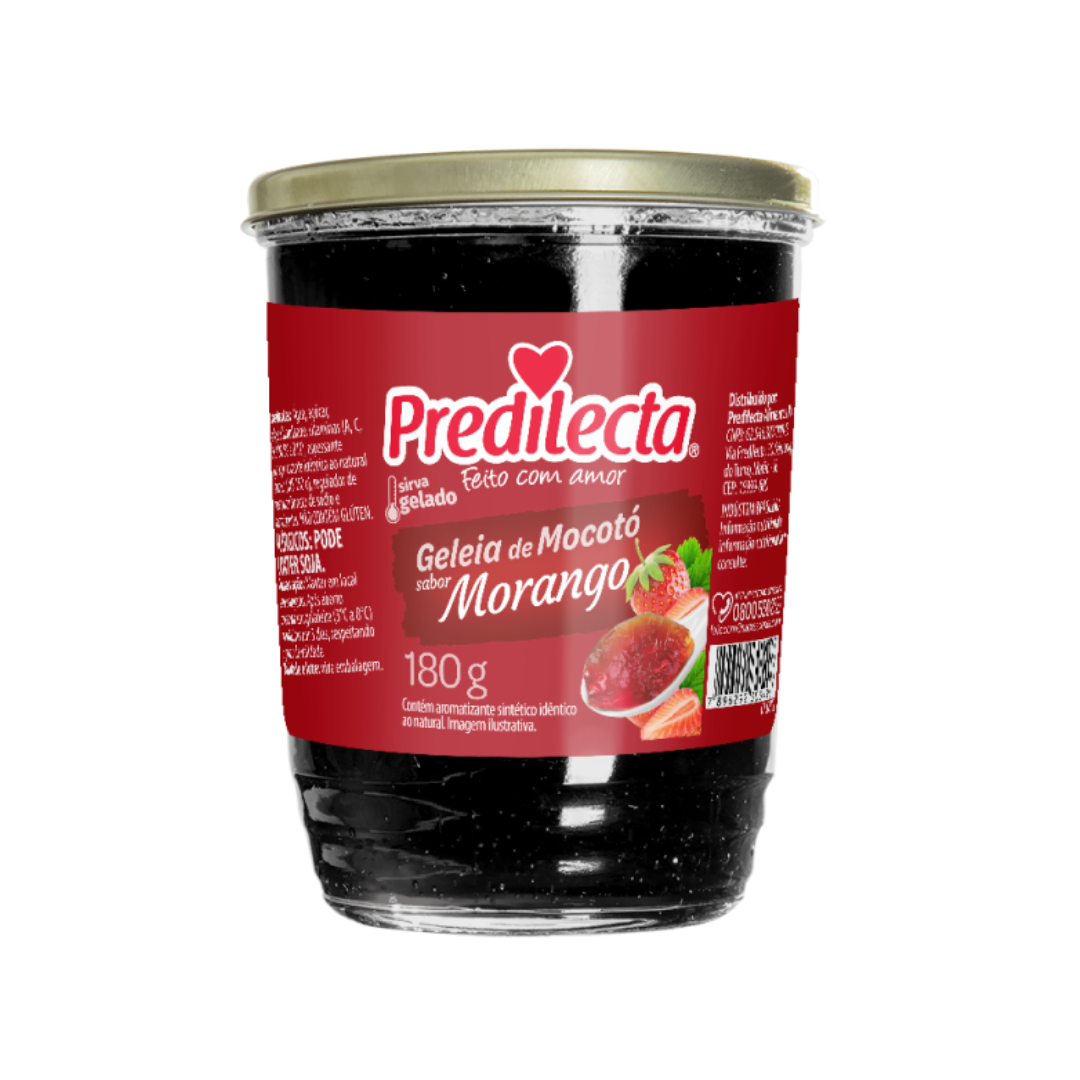 Cow's Foot Jelly Strawberry Flavor - PREDILECTA - 180g