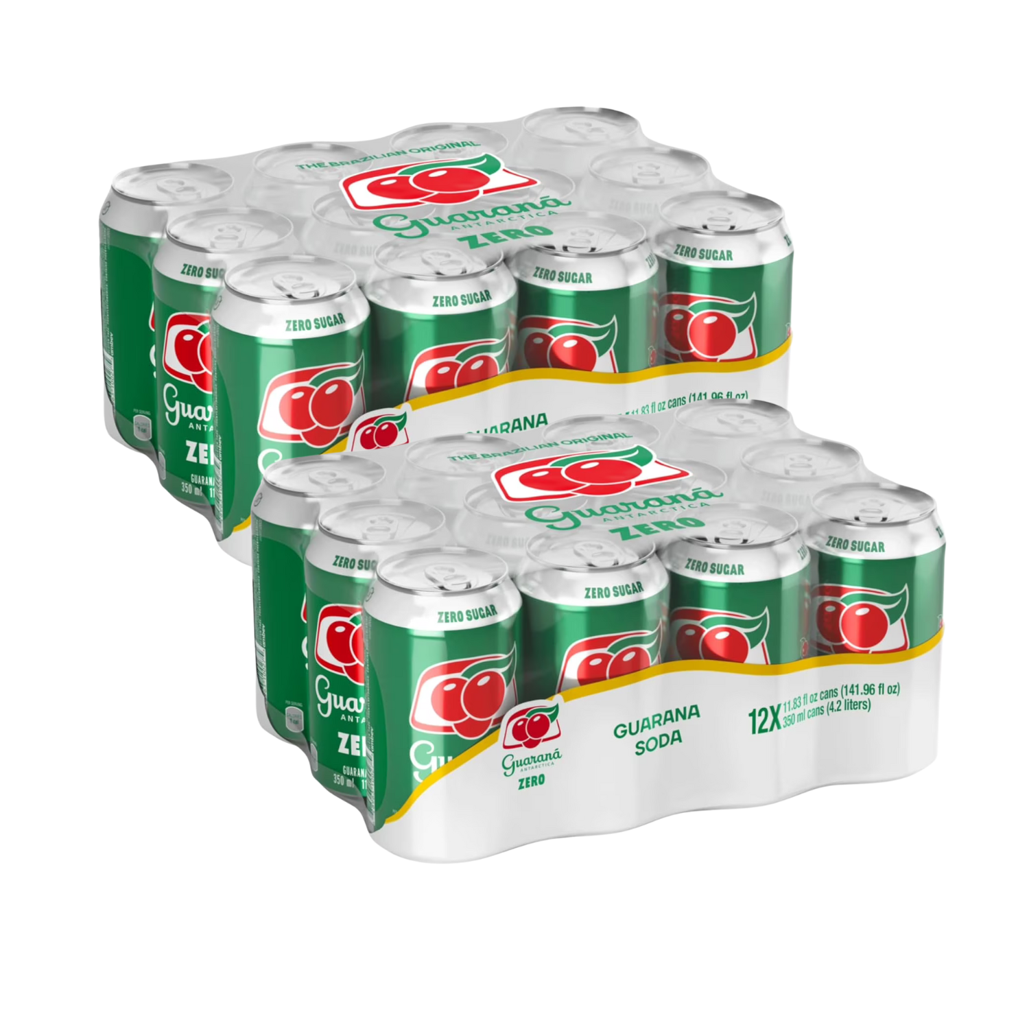 Soda brésilien au guarana sans sucre (Guaraná Antarctica zéro) Carto — free download