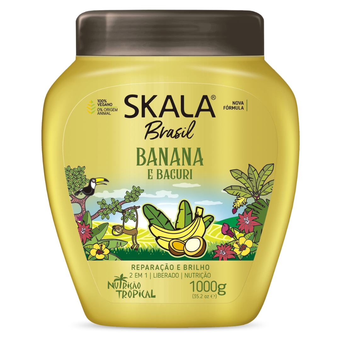 Banana and Bacuri Hair Cream (Banana and Bacuri Hair Cream) - SKALA - 1kg