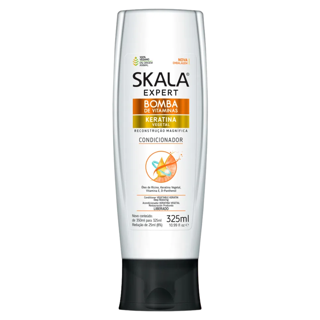 Après-shampooing Bomba de Vitamines Kératine (Condicionador Bomba de Vitaminas Keratina) - SKALA - 325ml