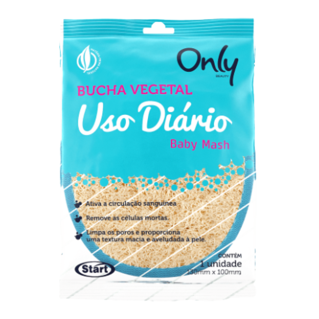 Spugna vegetale con tessuto (Bucha Vegetal c/ pano) - ONLY UP