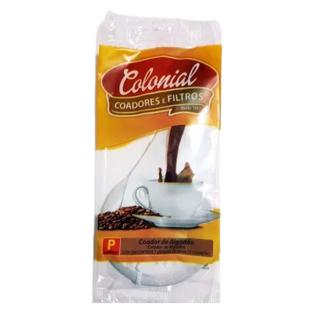 Filtre en tissu avec poignée en plastique petit - COLONIAL - unité