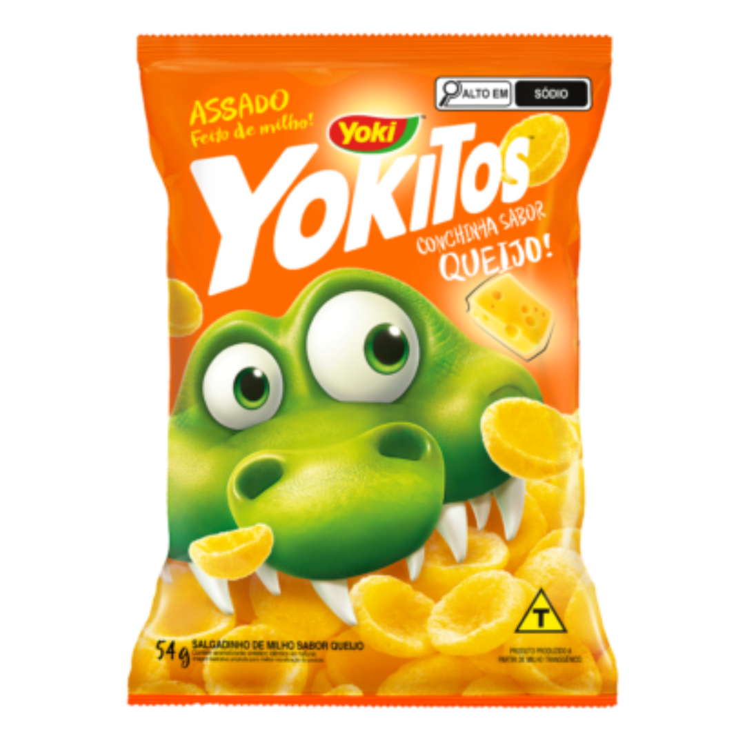 Salgadinho de Milho Yokitos Sabor Queijo - YOKI - 54g - Promoção