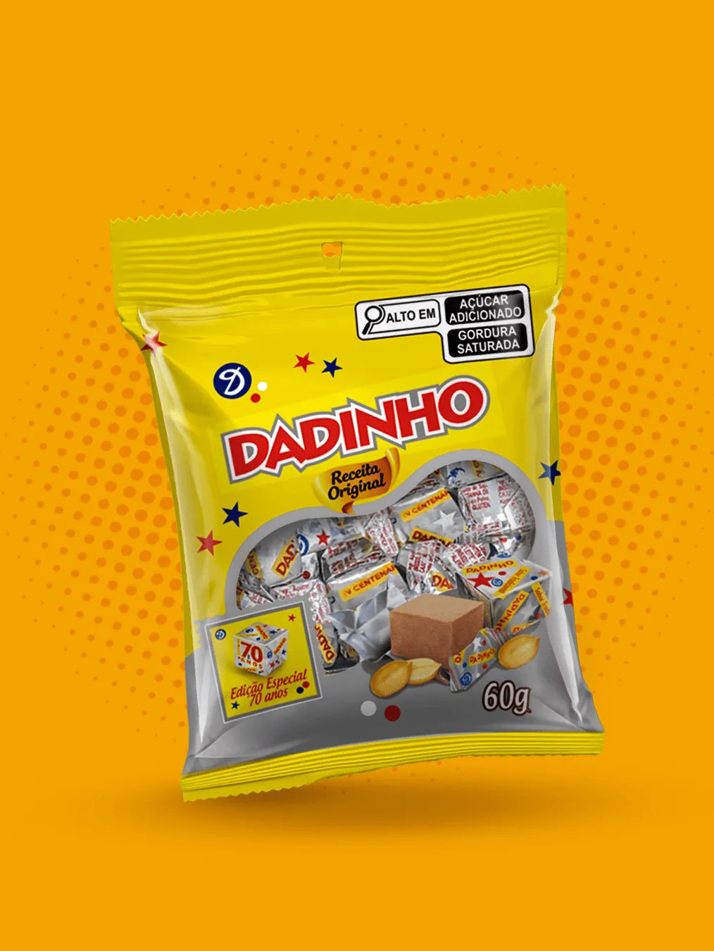 Bonbons saveur cacahuètes (Bala Dadinho) - 60g