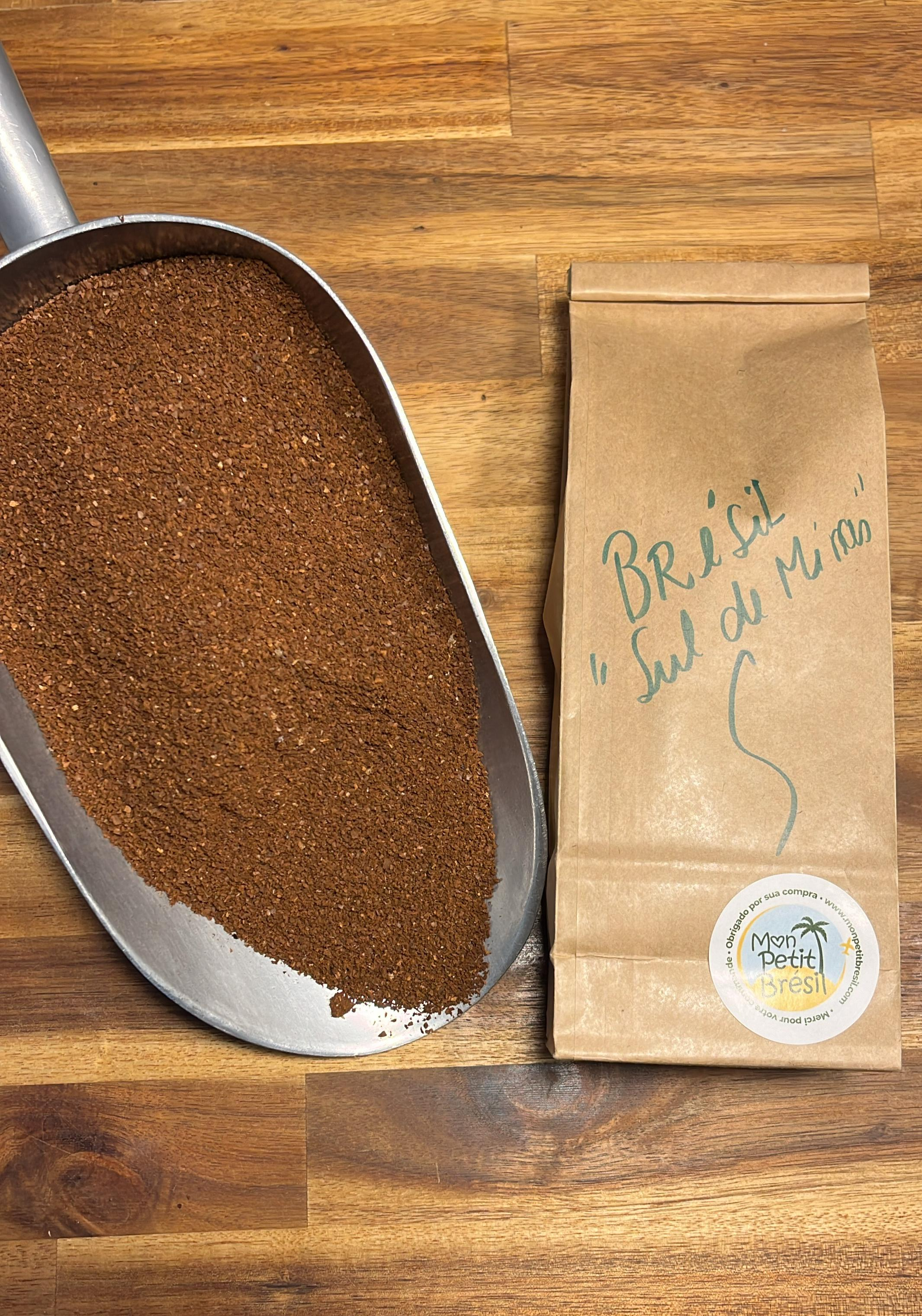 Café artisanal du Brésil - Moulu (Café artisanal Brésil (Fancy - Sud de Minas) - 250g (Moulu)