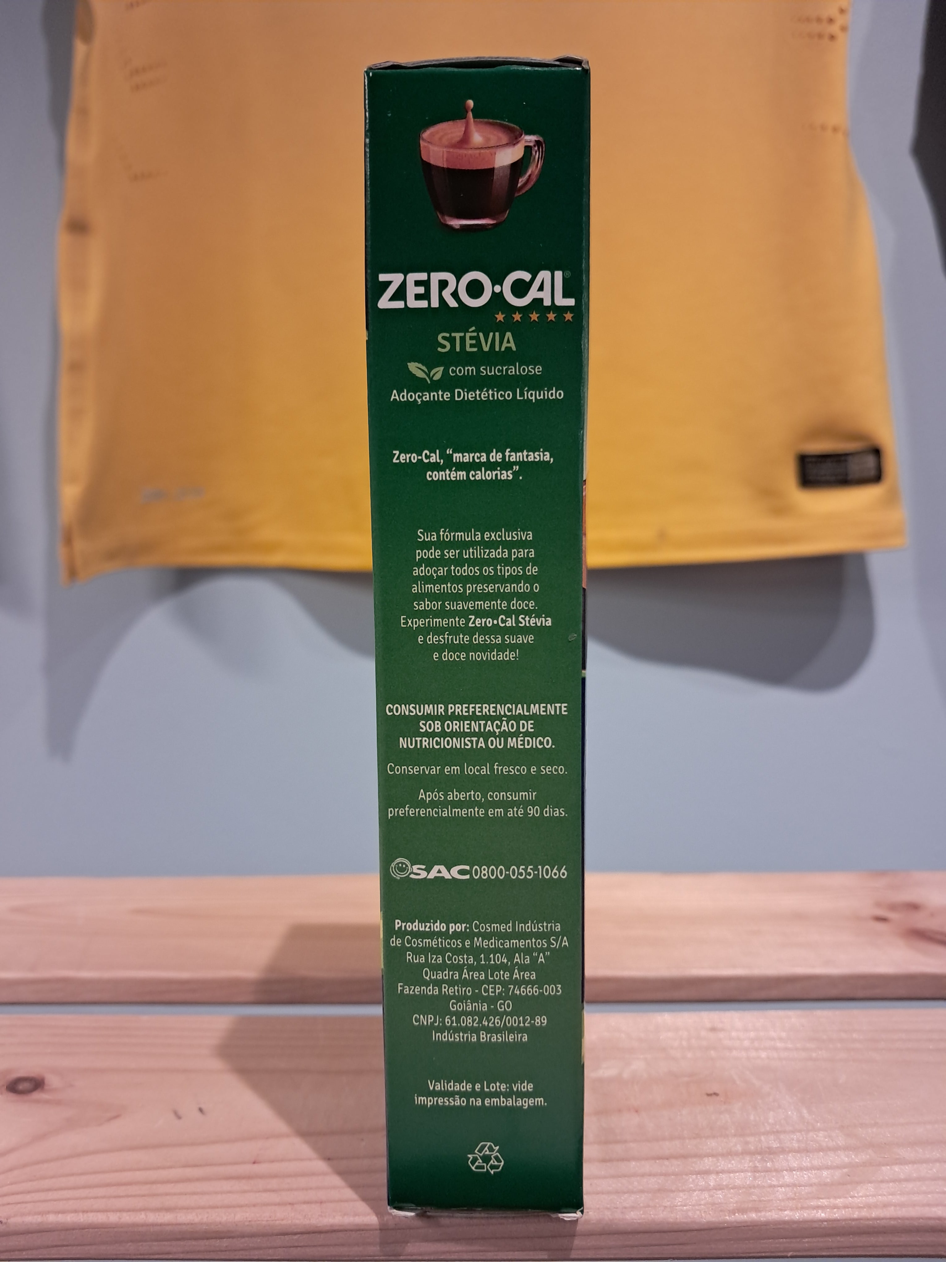 Édulcorant Stévia (Adoçante Stévia) - ZERO-CAL - 80ml