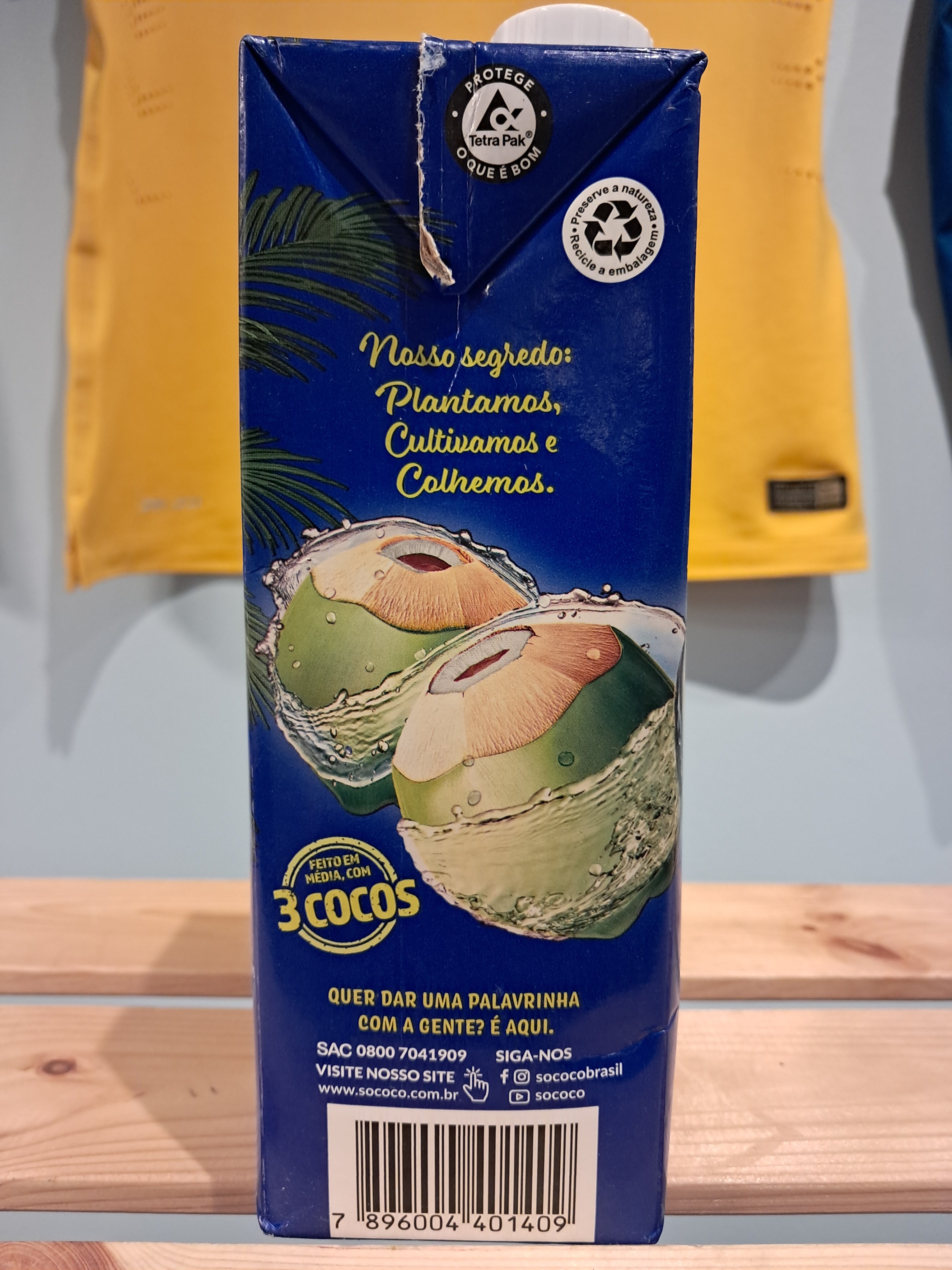 Eau de coco (Acqua di Cocco) SOCOCO - 1L