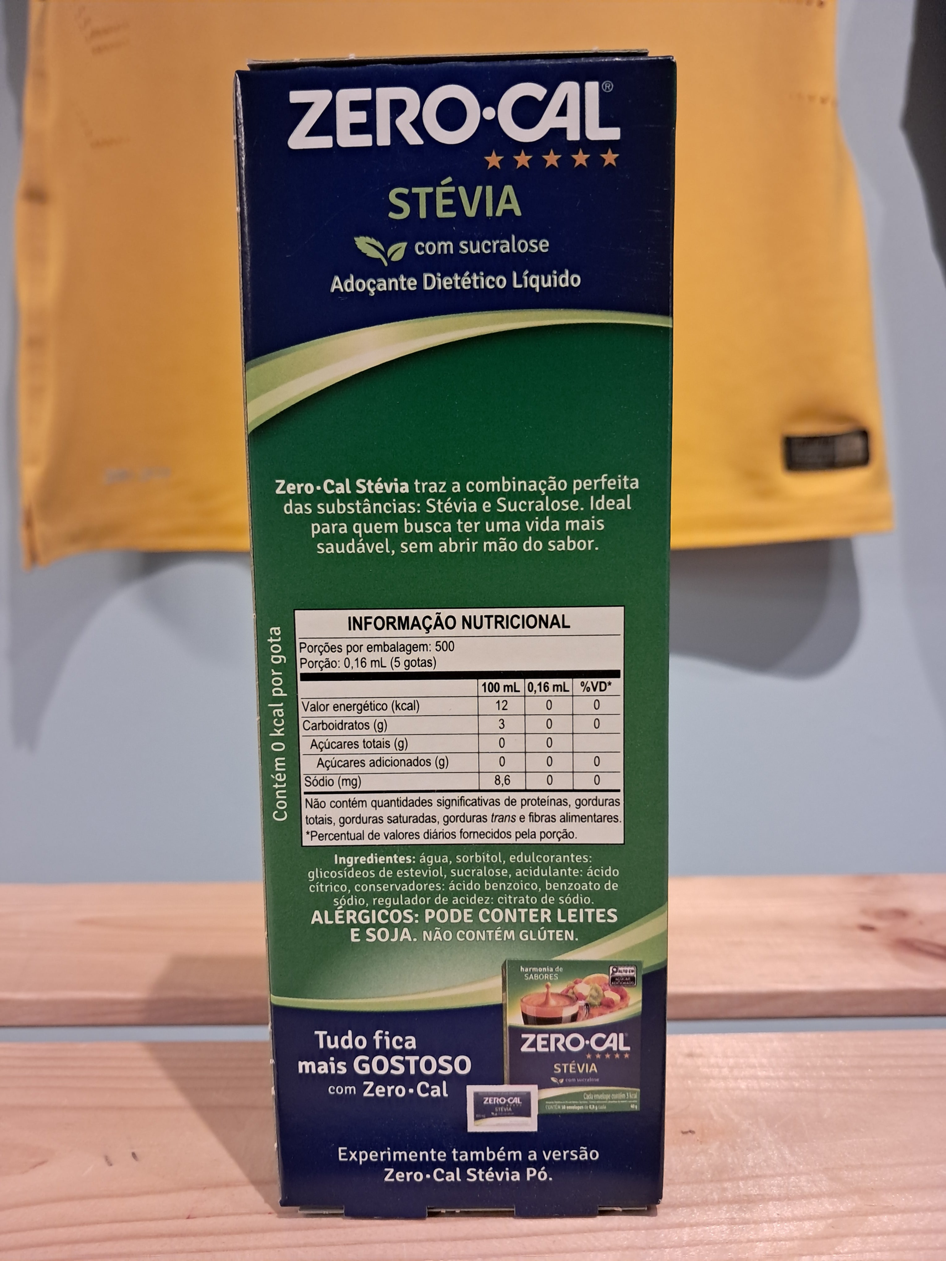 Édulcorant Stévia (Adoçante Stévia) - ZERO-CAL - 80ml