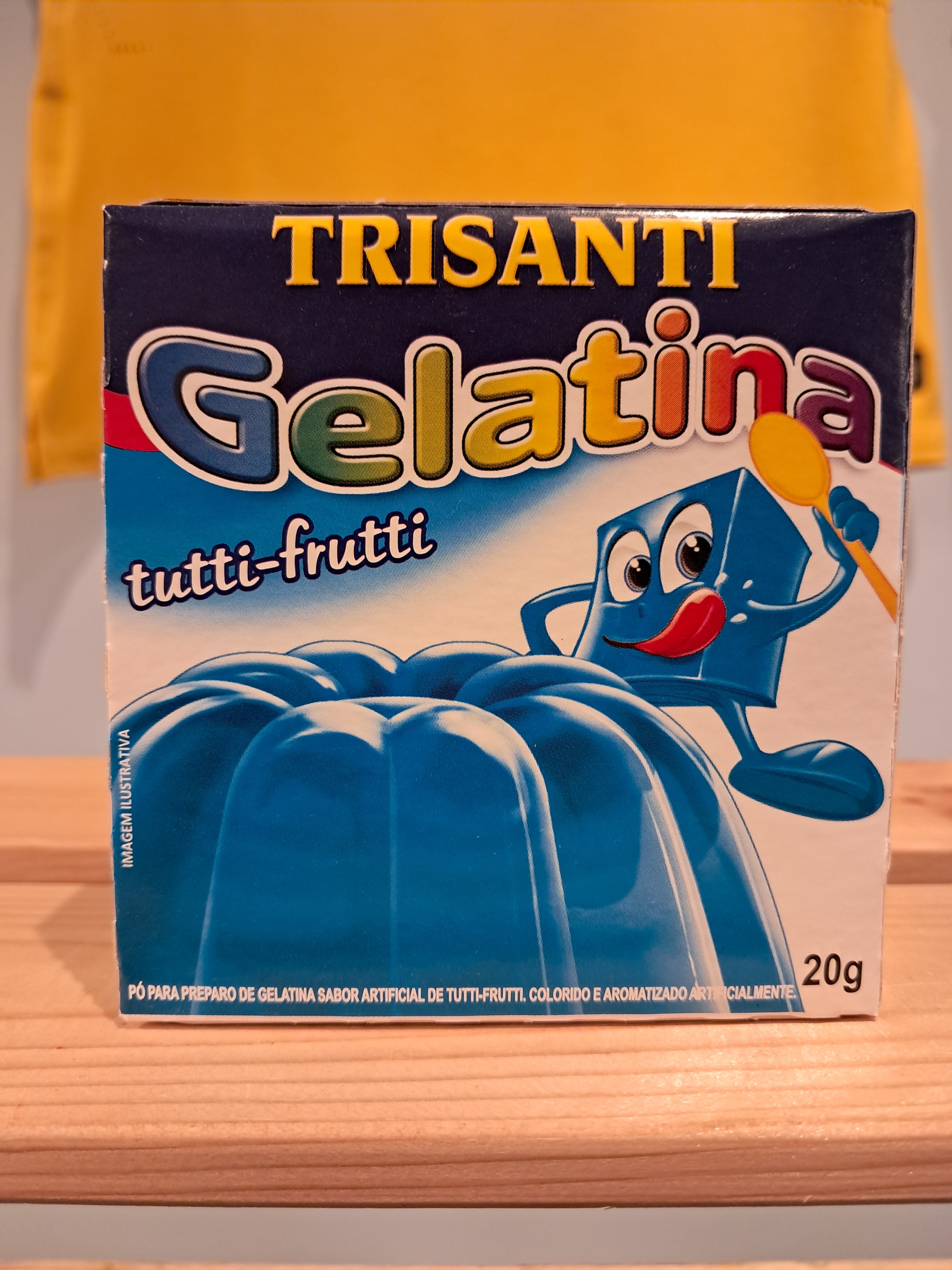 Gélatine en poudre saveur tutti-frutti (gélatine en poudre tutti-frutti) - TRISANTI - 20g