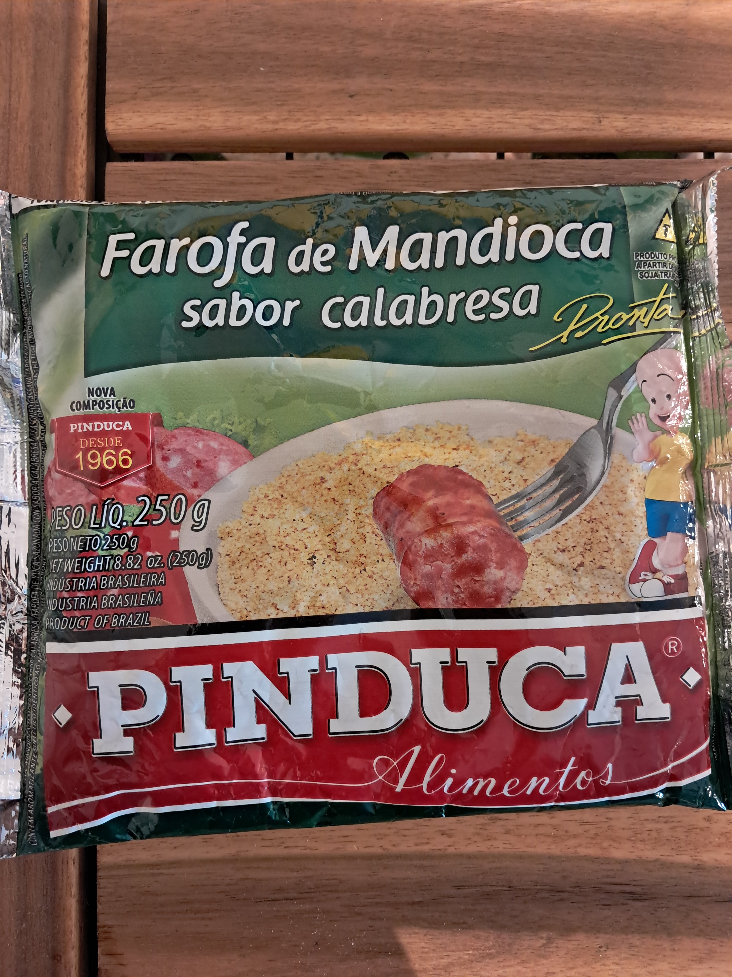 Farofa di Manioca con Salsiccia Calabrese (Farofa di Mandioca Calabrese) - PINDUCA - 250g