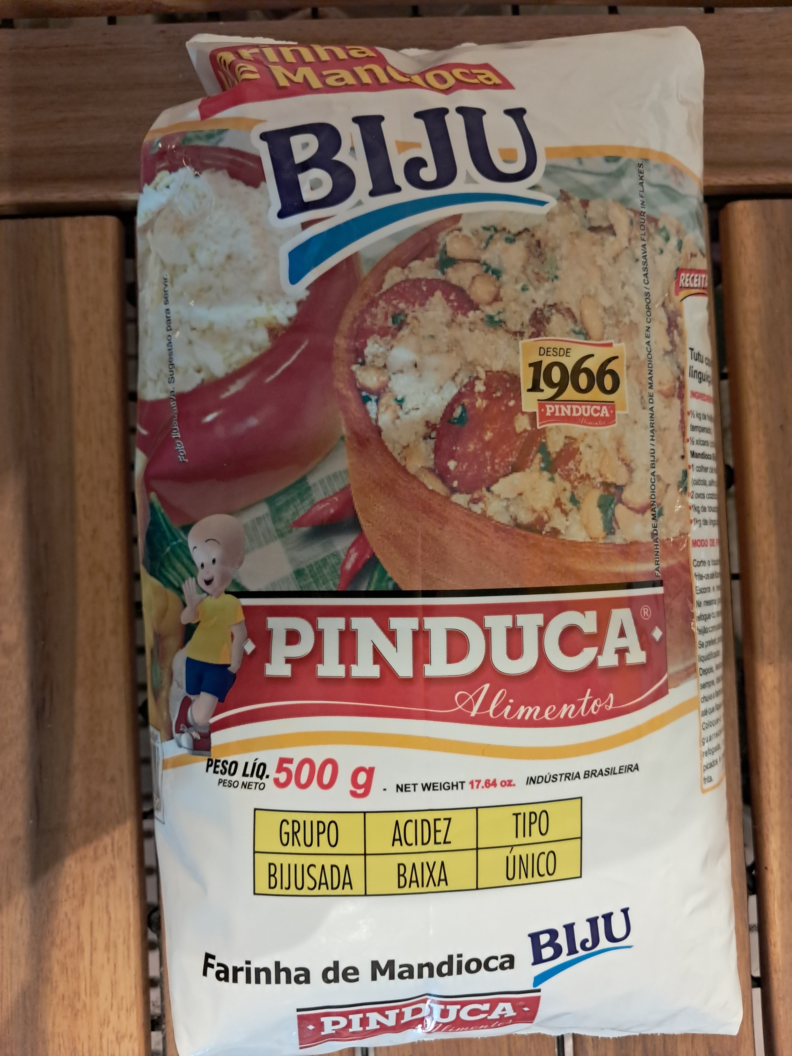 Cassava Flour Biju (Farinha de Mandioca Biju) - PINDUCA - 500g