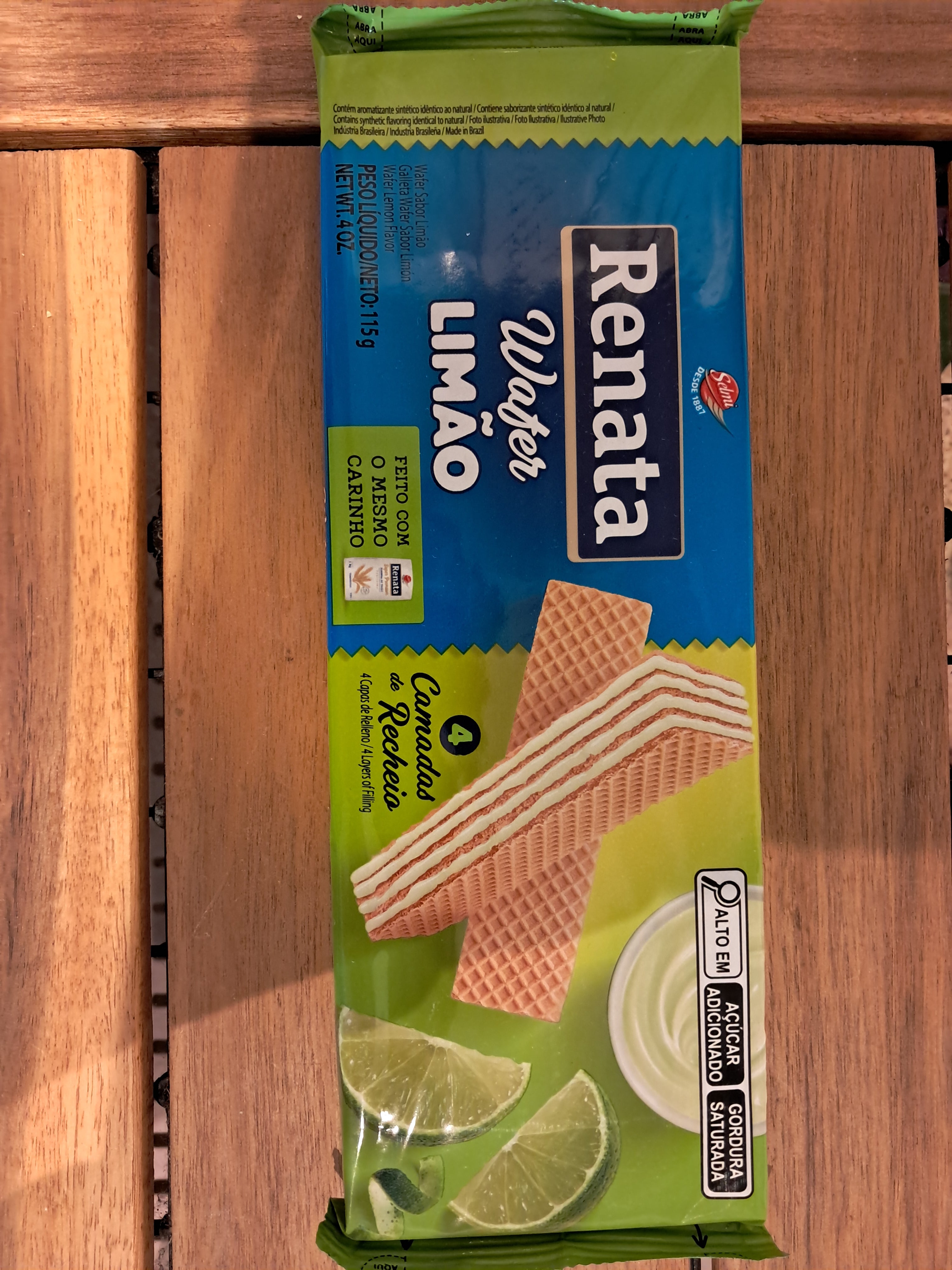 Lemon Flavor Wafer - RENATA - 115g