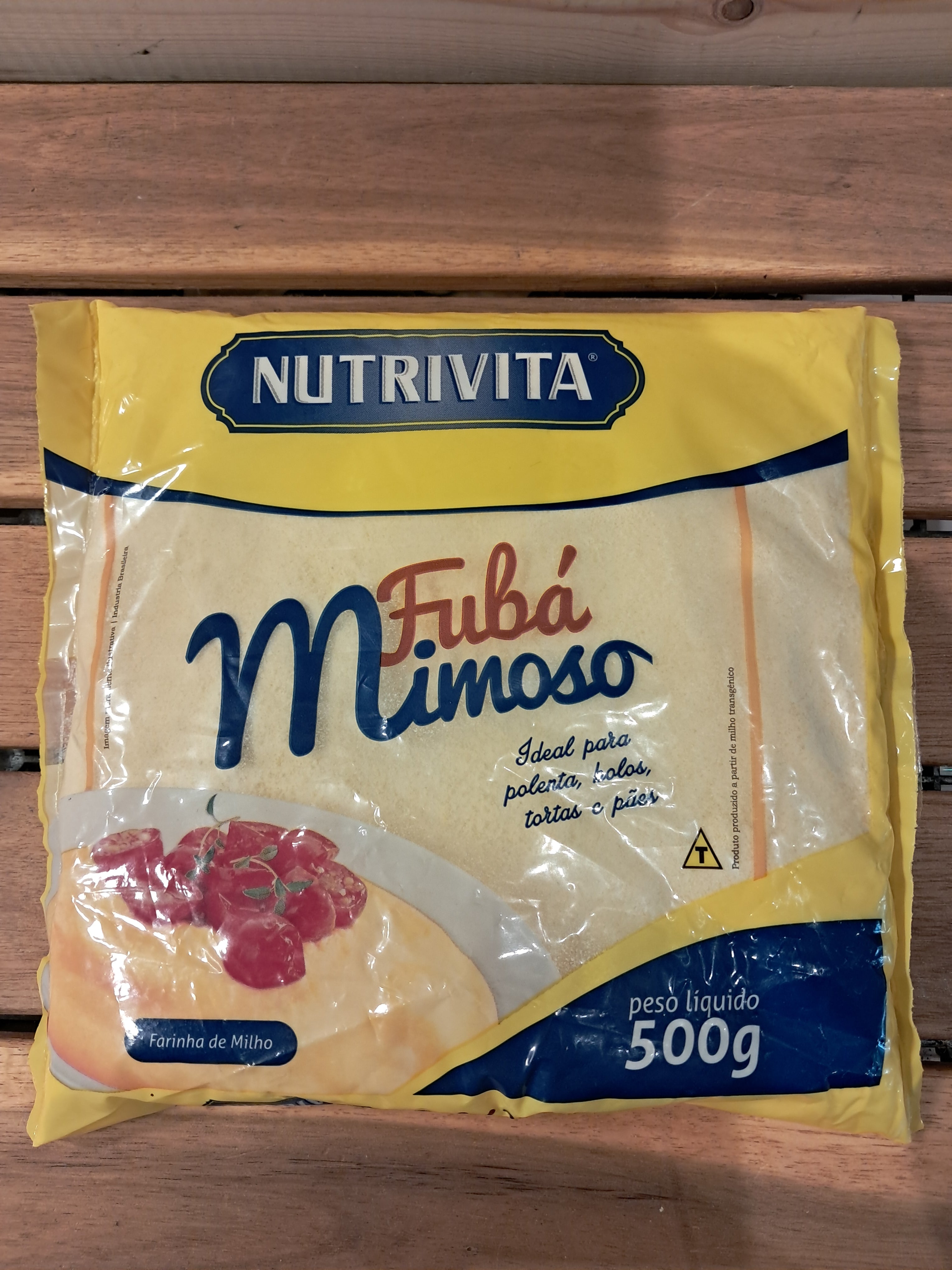 Farina di mais fine (Fubá Mimoso) - NUTRIVITA - 500g