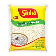 White dry corn "Hominy" (White Canjica) - Sinhá - 400g