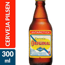 Bière brésilienne - Original Bouteille (Cerveja Original garrafa- ANTARCTICA - 300 mL