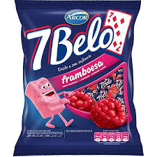Bonbons framboise sachet ( Bala de Framboesa)- 7 BELO - 100g