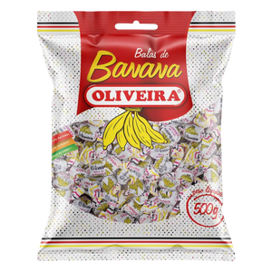Bala de Banana (Bonbons banane) - OLIVEIRA - 500g