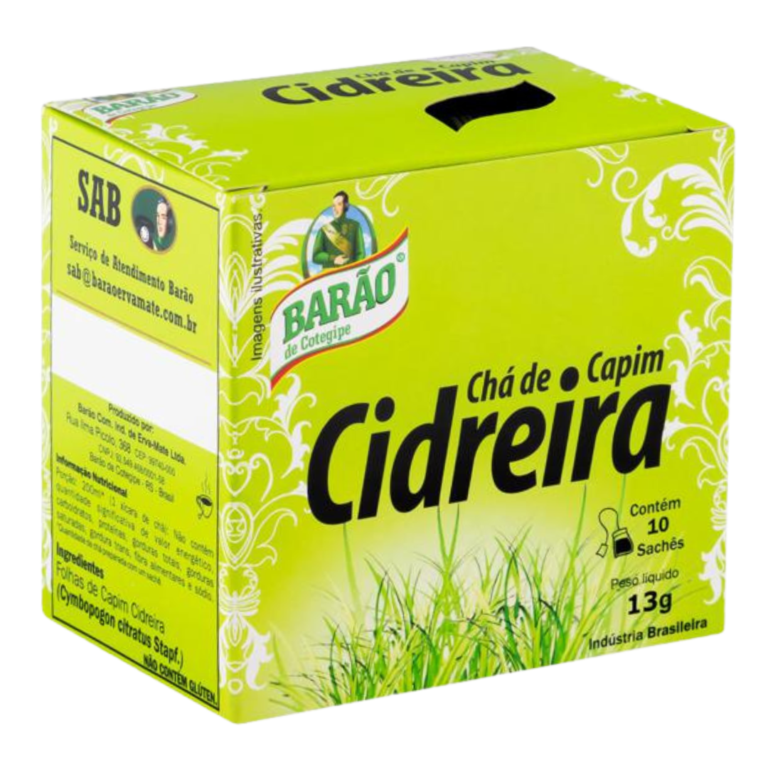 Tisane de Citronnelle (10 sachets) (Chá de erva cidreira 10 saches) - BARÃO