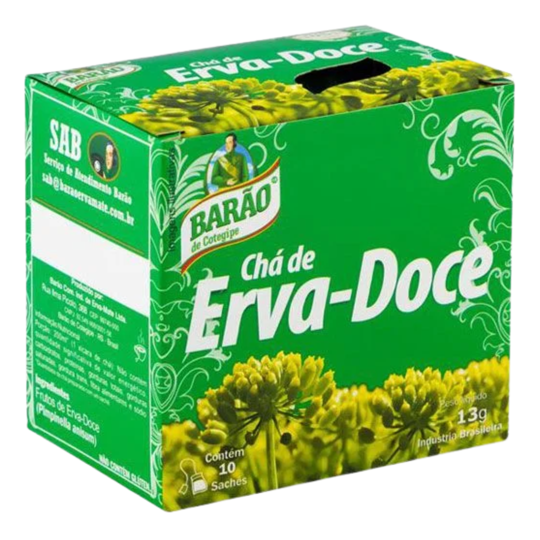 Tisane à l'Anis verte (Chá de Erva-Doce) - BARÃO - Contém 10 sachês