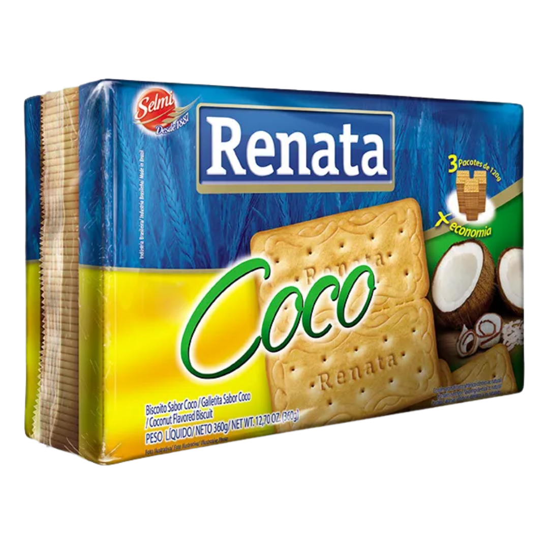 Biscuits à la Noix de Coco (Biscoito de Coco) - RENATA - 360g