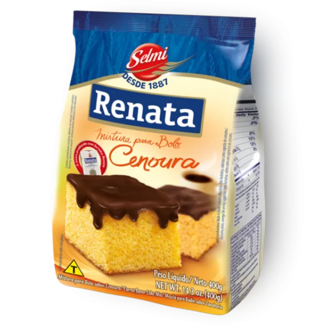 Préparation pour Gâteau à la Carotte (Mistura para Bolo de Cenoura) - RENATA - 400g - Promoção