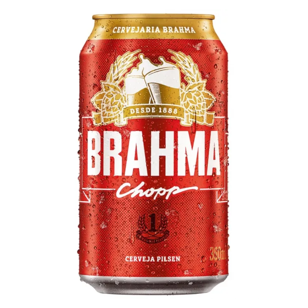 Cerveja BRAHMA (Bière brésilienne) - AMBEV - 350ml - Mon Petit Brésil