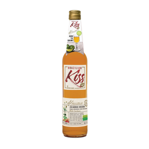 Cachaça mista com JAMBU "Brazilian Kiss" (Cachaça Arrangée de JAMBU Brazilian Kiss) - WEBER HAUS - 500ml