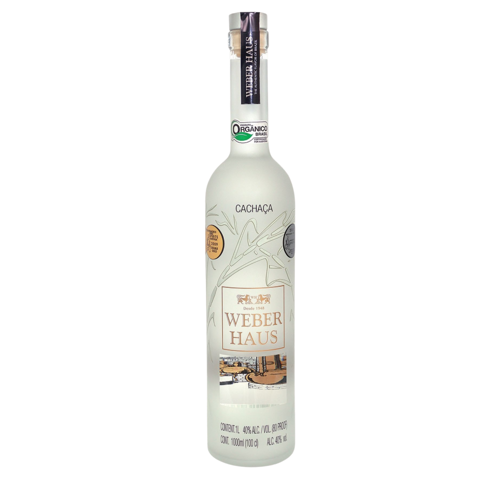 Cachaça artisanale Silver biologique (Cachaça artisanale « Cuvée Prestige » BIO) - WEBER HAUS - 1L