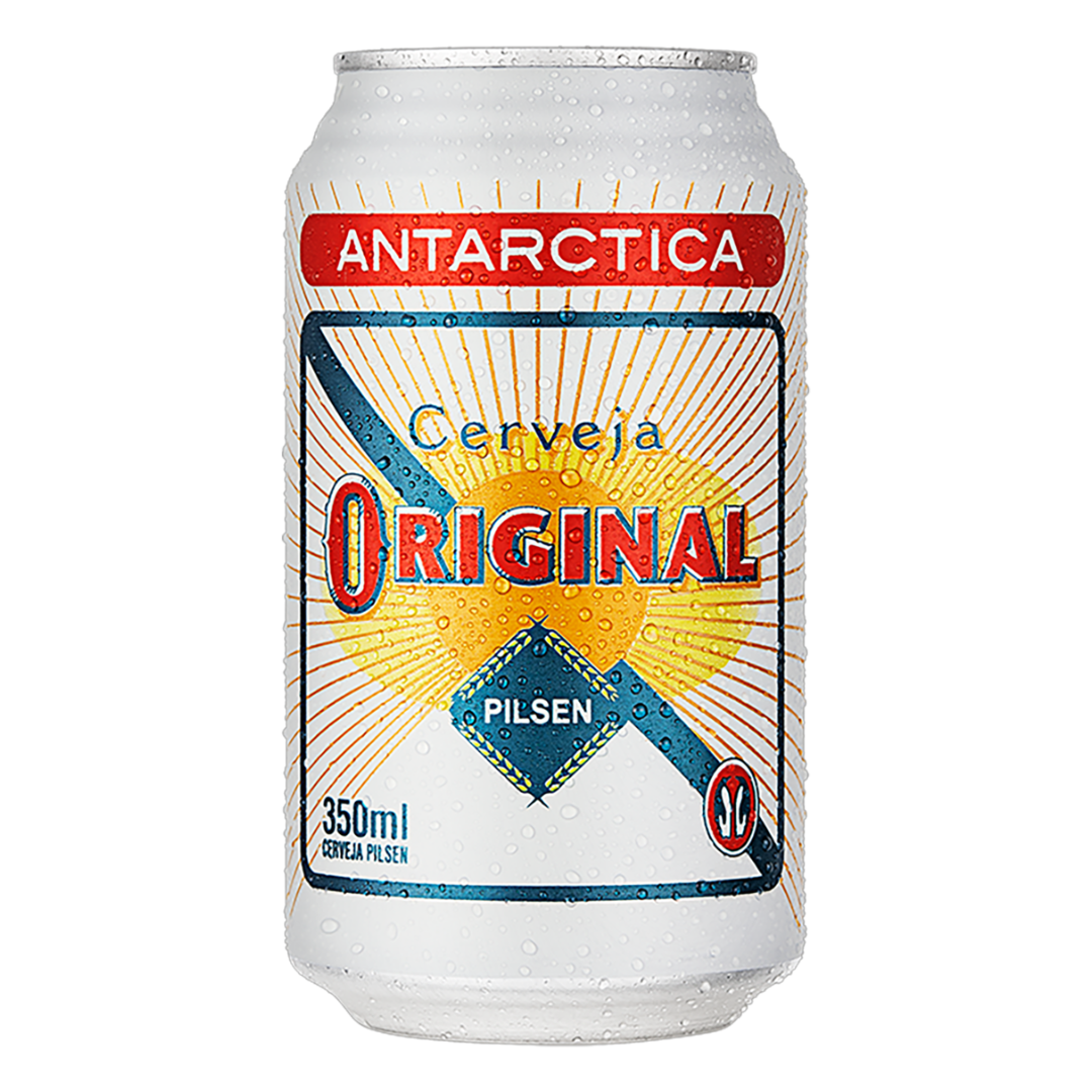 Brazilian beer - Original (Original Beer) - ANTARCTICA - 350 ml