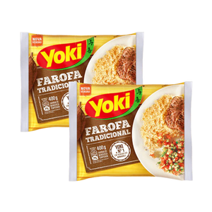 Combo - Farofa de Mandioca Tradicional YOKI - 500g - Compre 2 unidades e ganhe 10% de desconto