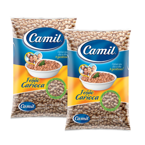 Combo - Feijão Carioca - CAMIL - 1kg - Compre 2 unidades e ganhe 10% de desconto