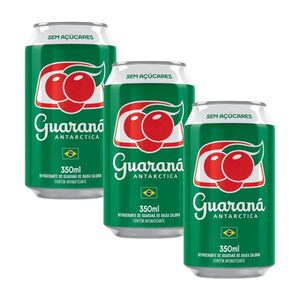 Combo - Guaraná Antarctica Zero - 330 ml - Compre 3 unidades e ganhe 10% de desconto