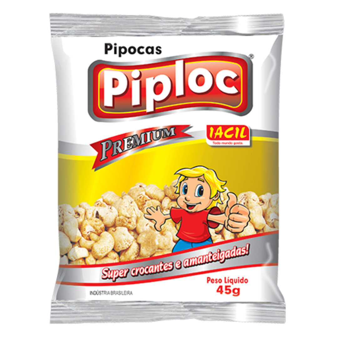 Pop-corn sucré (Maïs soufflé sucré) - PIPLOC - 45g