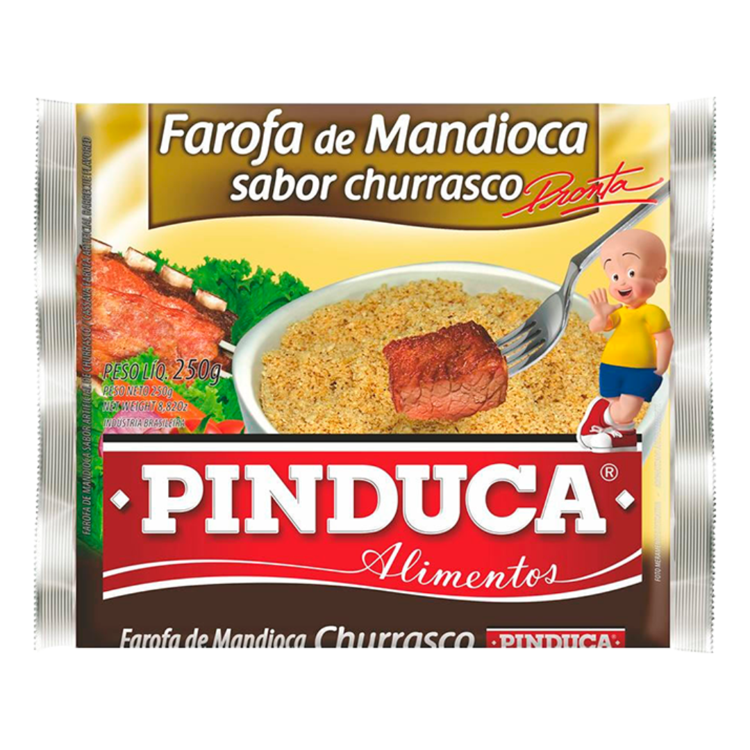 Farofa de Mandioca Churrasco - PINDUCA - 250g - Mon Petit Brésil