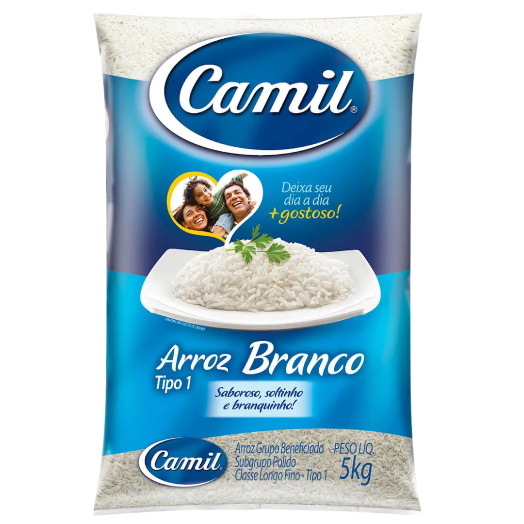 Riso bianco (Arroz Branco) - CAMIL - 5Kg