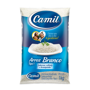 Arroz Branco (Riz blanc) - CAMIL - 1Kg