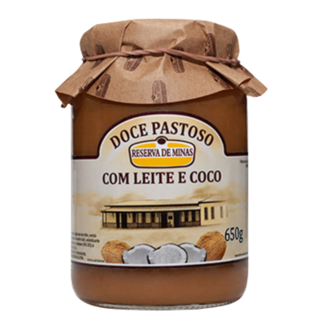 Dulce de leche à la noix de coco (Doce de Leite com Coco) - RESERVA DE MINAS - 650g