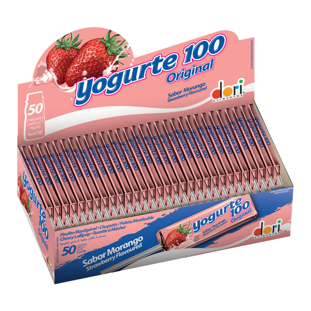 Sucette saveur yaourt (Sucette à mâcher yaourt) - DORI - 560g