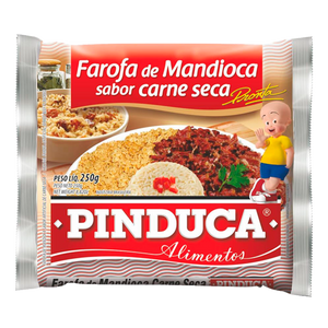 Farofa de Mandioca Carne Seca - PINDUCA - 250g