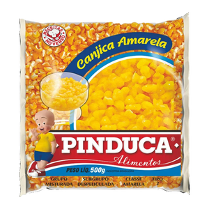 Canjica Amarela (Maïs sec jaune “Hominy”) - PINDUCA - 500g