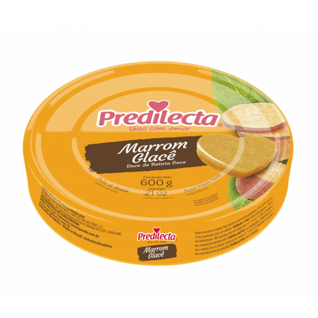 Pâte de fruit à la Patate Douce en bloc (Marrom Glacê Boîte) - PREDILECTA - 600g