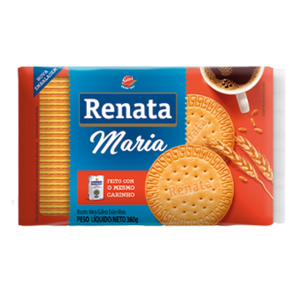 Biscoito Maria (Biscuits à la farine de blé saveur vanille “Maria”) - RENATA - 360g