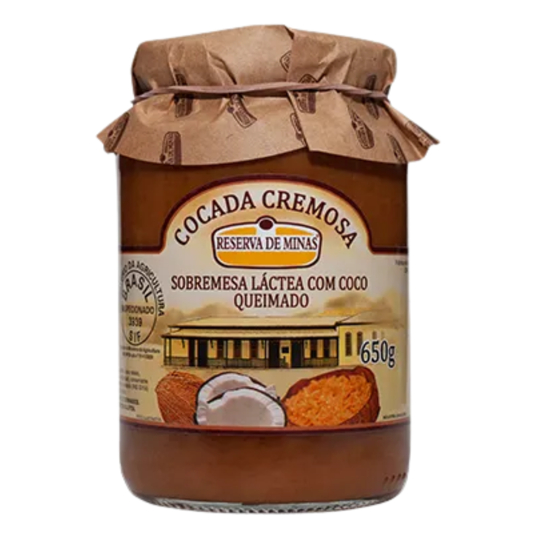 Cocada Cremosa Morena (Dessert à la Noix de Coco Brûlée) - RESERVA DE MINAS - 650g