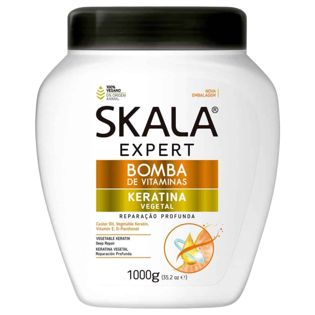 Crème Capillaire Bombe de Vitamines Kératine Végétale (Crème Capillaire Bombe de Vitamines Kératine Végétale) - SKALA - 1kg