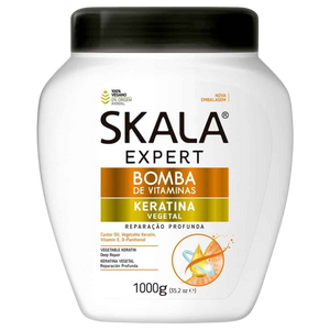 Creme Capilar Bomba de Vitaminas Keratina Vegetal - SKALA - 1kg
