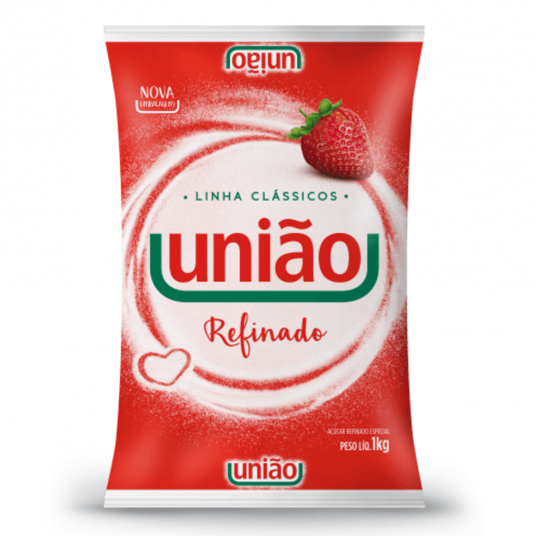 Açúcar Refinado (Sucre fin de Canne) - UNIÃO - 1kg