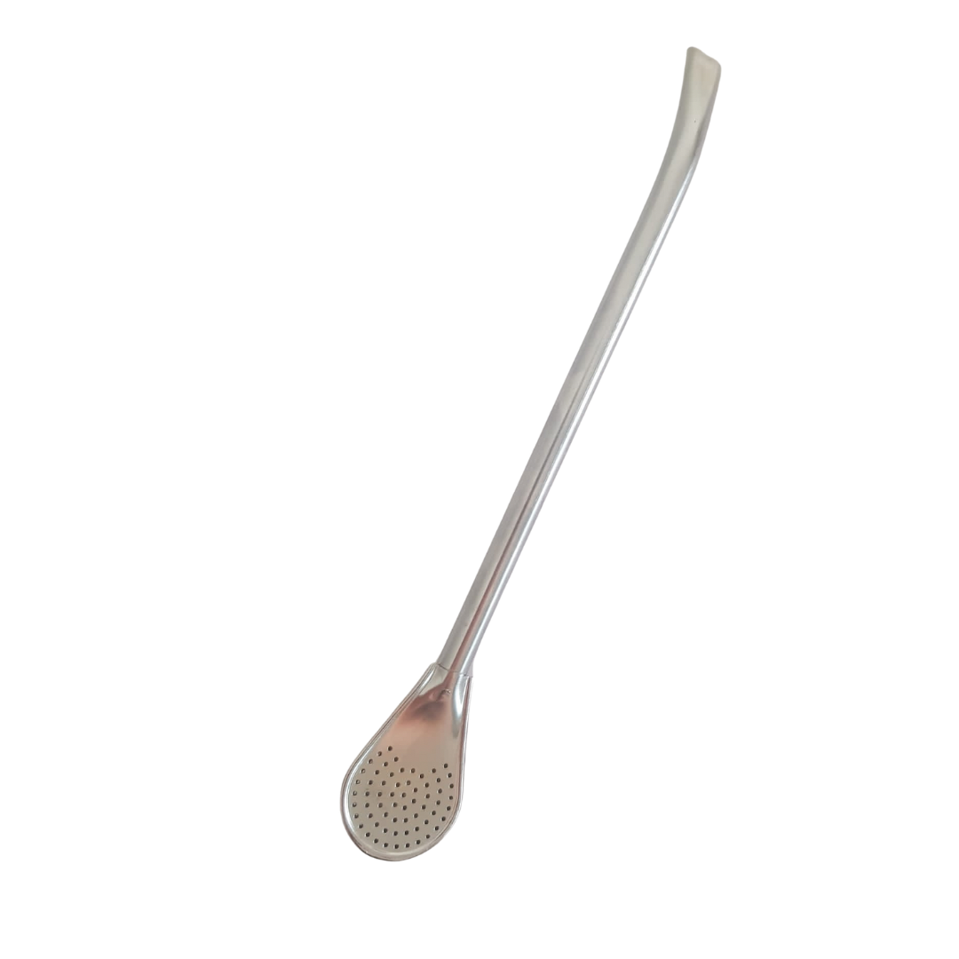 Bomba para Chimarrão Chata (Bombilla Bomba) - 19cm - Mon Petit Brésil