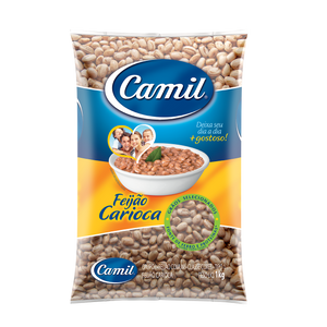 Haricots bruns “Carioca” (Feijão Carioca) - CAMIL - 1kg